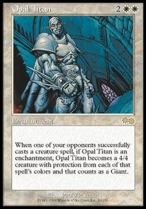 Opal Titan - Urza's Saga (Rare) [USG-26]