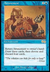 Attunement - Urza's Saga (Rare) [USG-61]