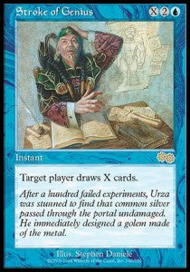 Stroke of Genius - Urza's Saga (Rare) [USG-100]
