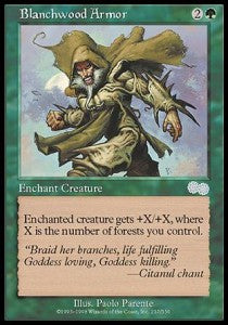 Blanchwood Armor - Urza's Saga (Uncommon) [USG-237]