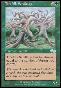 Treefolk Seedlings - Urza's Saga (Uncommon) [USG-278]