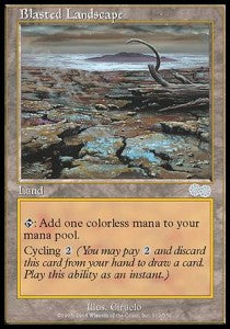 Blasted Landscape - Urza's Saga (Uncommon) [USG-319]