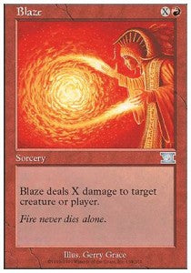 Blaze - Sixth Edition (Uncommon) [6ED-168]