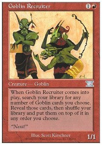 Goblin Recruiter - Sixth Edition (Uncommon) [6ED-186]