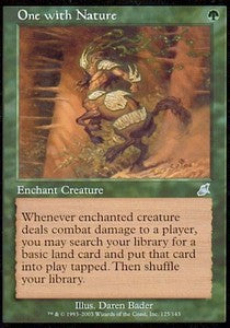 One with Nature - Scourge (Uncommon) [SCG-125]