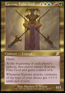 Karona, False God - Scourge (Rare) [SCG-138]