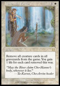 Honor the Fallen - Mercadian Masques (Rare) [MMQ-21]