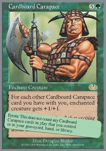 Cardboard Carapace - Unglued (Rare) [UGL-54]