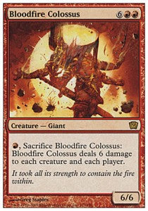 Bloodfire Colossus - Ninth Edition (Rare) [9ED-177]