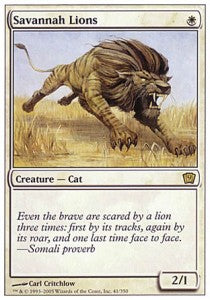 Savannah Lions - Ninth Edition (Rare) [9ED-41]