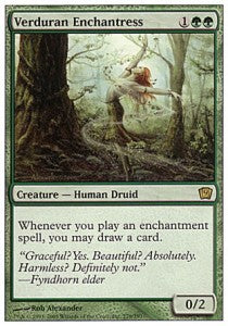 Verduran Enchantress - Ninth Edition (Rare) [9ED-279]