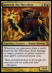 Kaervek the Merciless - Time Spiral (Rare) [TSP-242]