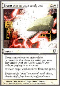 Erase (Not the Urza's Legacy One) - Unhinged (Common) [UNH-10]