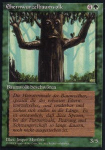 Ironroot Treefolk - Foreign Black Bordered (Common) [DTL-111]