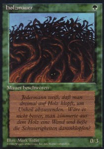 Wall of Wood - Foreign Black Bordered (Common) [DTL-133]