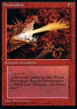 Firebreathing - Foreign Black Bordered (Common) [DTL-150]