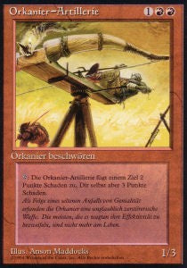 Orcish Artillery - Foreign Black Bordered (Uncommon) [DTL-167]