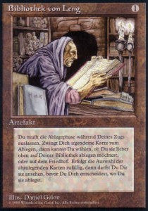Library of Leng - Foreign Black Bordered (Uncommon) [DTL-261]
