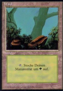 Forest (V.1) - Foreign Black Bordered (Land) [DTL-284]