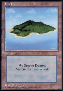 Island (V.2) - Foreign Black Bordered (Land) [DTL-288]