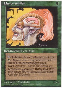 Llanowar Elves - Foreign White Bordered (Common)