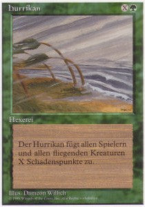 Hurricane - Foreign White Bordered (Uncommon)