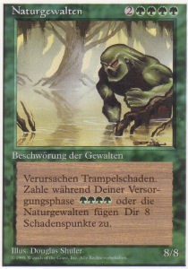 Force of Nature - Foreign White Bordered (Rare)