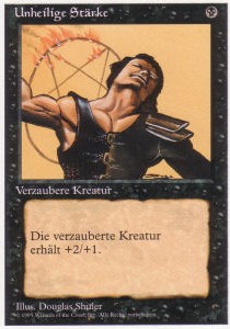 Unholy Strength - Foreign White Bordered (Common)