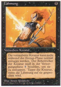 Paralyze - Foreign White Bordered (Common)