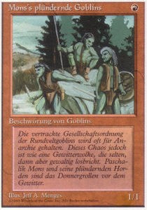 Mons's Goblin Raiders - Foreign White Bordered (Common)