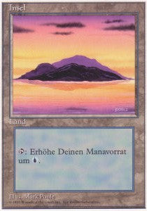 Island (V.1) - Foreign White Bordered (Land)