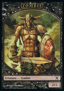 Zombie Token (Black 2/2) - Tenth Edition (Token) [10E-T02]