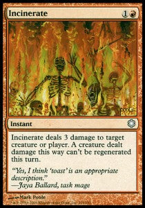 Incinerate - Coldsnap Theme Decks (Common) [CSPTD-34]