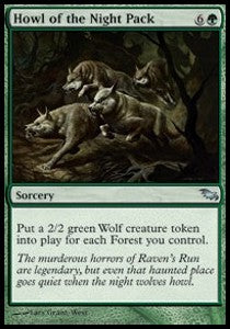Howl of the Night Pack - Shadowmoor (Uncommon) [SHM-119]