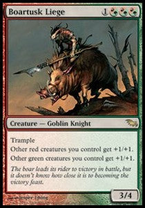 Boartusk Liege - Shadowmoor (Rare) [SHM-202]