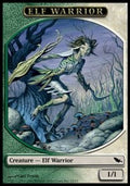 Elf Warrior Token (Green and White 1/1) - Shadowmoor (Token) [SHM-T12]