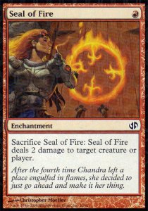 Seal of Fire - Duel Decks: Jace vs. Chandra (Common) [DD2-50]