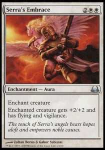 Serra's Embrace - Duel Decks: Divine vs. Demonic (Uncommon) [DDC-21]