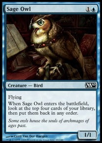 Sage Owl - Magic 2010 (Common) [M10-69]
