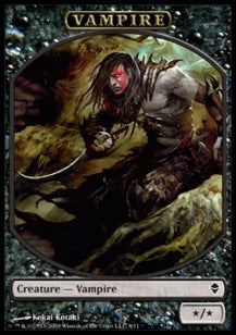 Vampire Token (Black */*) - Zendikar (Token) [ZEN-T6]