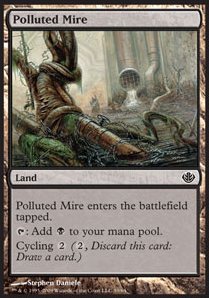 Polluted Mire - Duel Decks: Garruk vs. Liliana (Common) [DDD-59]