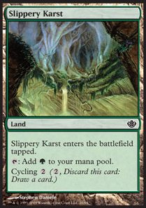 Slippery Karst - Duel Decks: Garruk vs. Liliana (Common) [DDD-26]