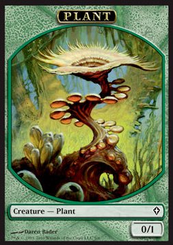Plant Token (Green 0/1) - Worldwake (Token) [WWK-T5]