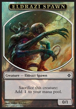 Eldrazi Spawn Token (Colorless 0/1) (V.1) - Rise of the Eldrazi (Token) [ROE-T-1a]