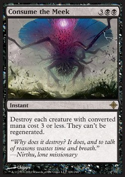 Consume the Meek - Rise of the Eldrazi (Rare) [ROE-100]