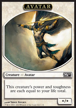 Avatar Token (White */*) - Magic 2011 (Token) [M11-T1]