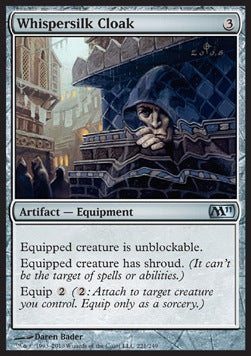 Whispersilk Cloak - Magic 2011 (Uncommon) [M11-221]