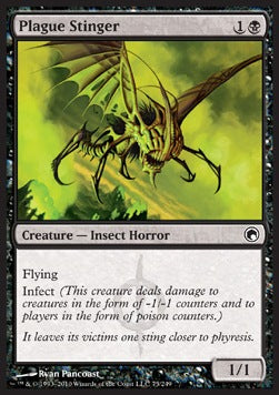 Plague Stinger - Scars of Mirrodin (Common) [SOM-75]