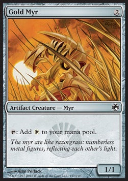 Gold Myr - Scars of Mirrodin (Common) [SOM-157]