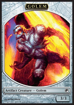 Golem Token (Artifact 3/3) - Scars of Mirrodin (Token) [SOM-T06]